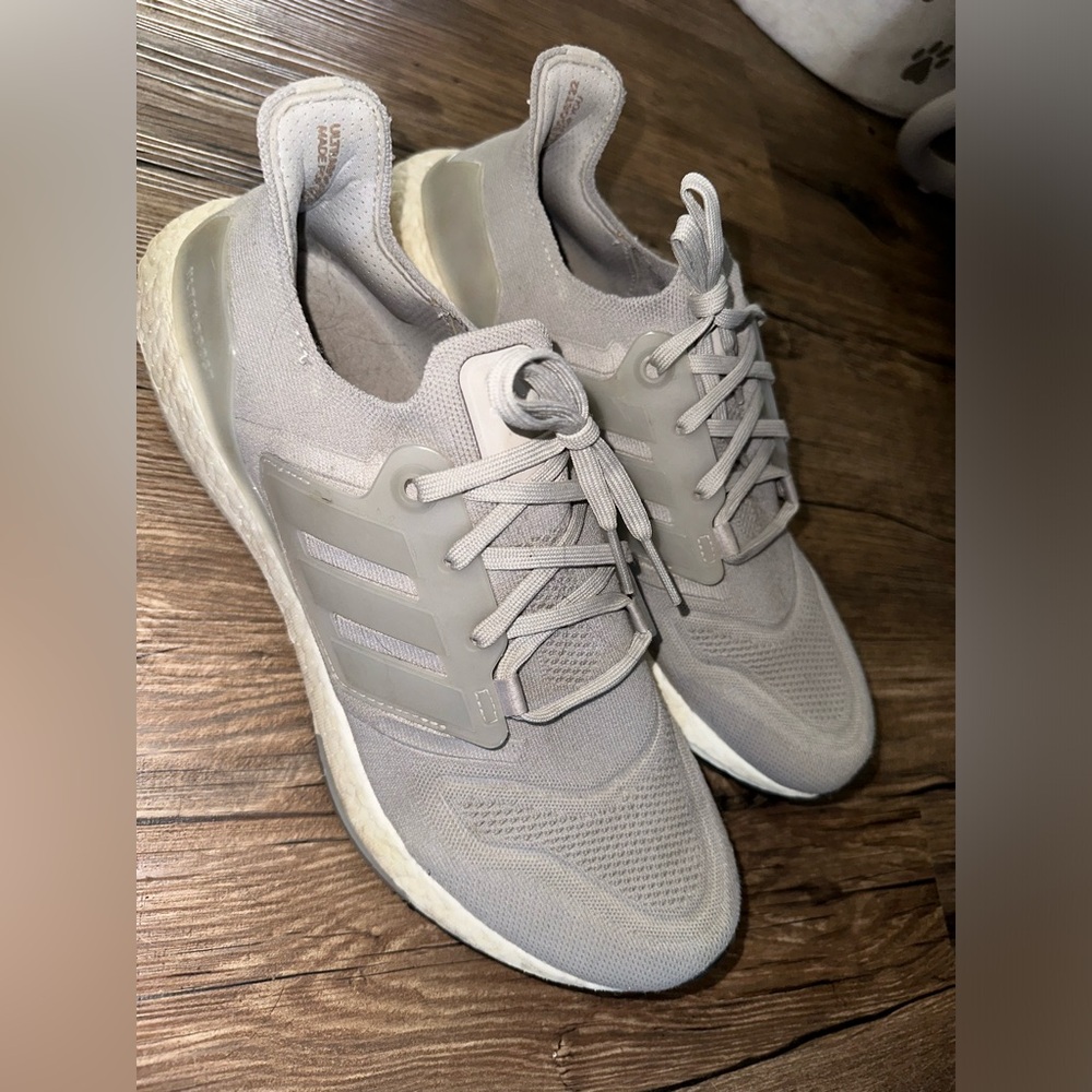 Gray Adidas ultra boost